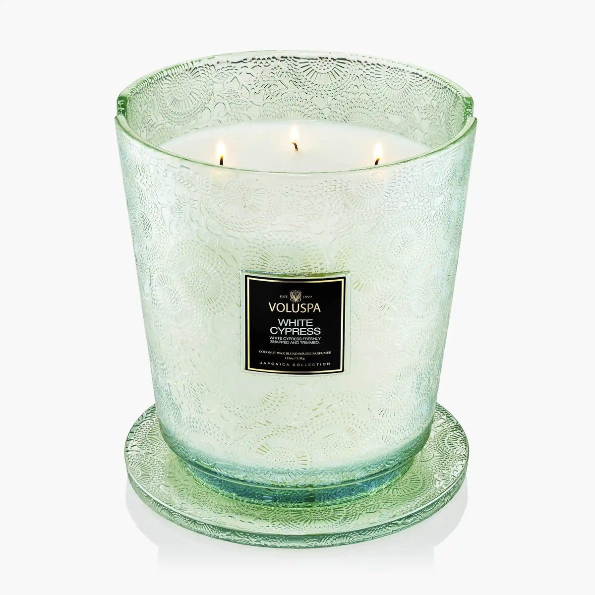 White Cypress - 5 Wick Hearth Candle