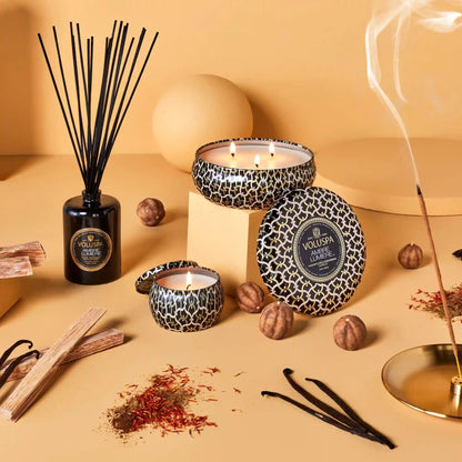 Ambre Lumiere - 3 Wick Tin Candle