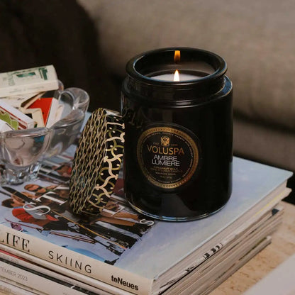 Ambre Lumiere - Large Jar Candle