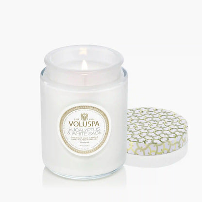 Eucalyptus & White Sage - Large Jar Candle