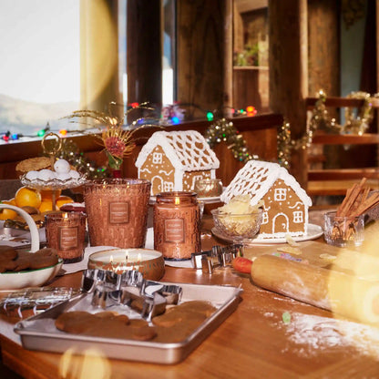 Gingerbread Chalet - 3 Wick Tin Candle
