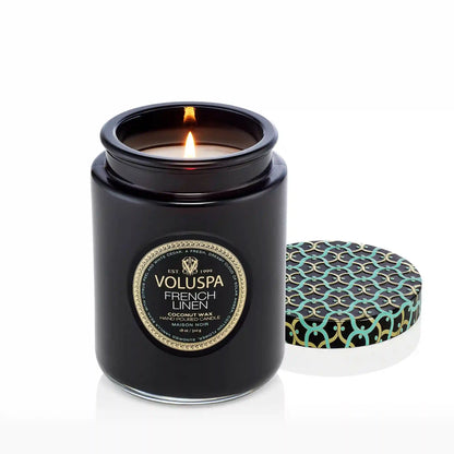French Linen - Large Jar Candle