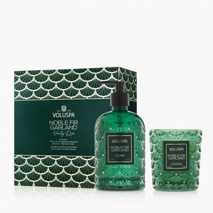 Noble Fir Garland - Vanity Duo Gift Set