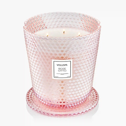 Rose Otto - 5 Wick Hearth Candle