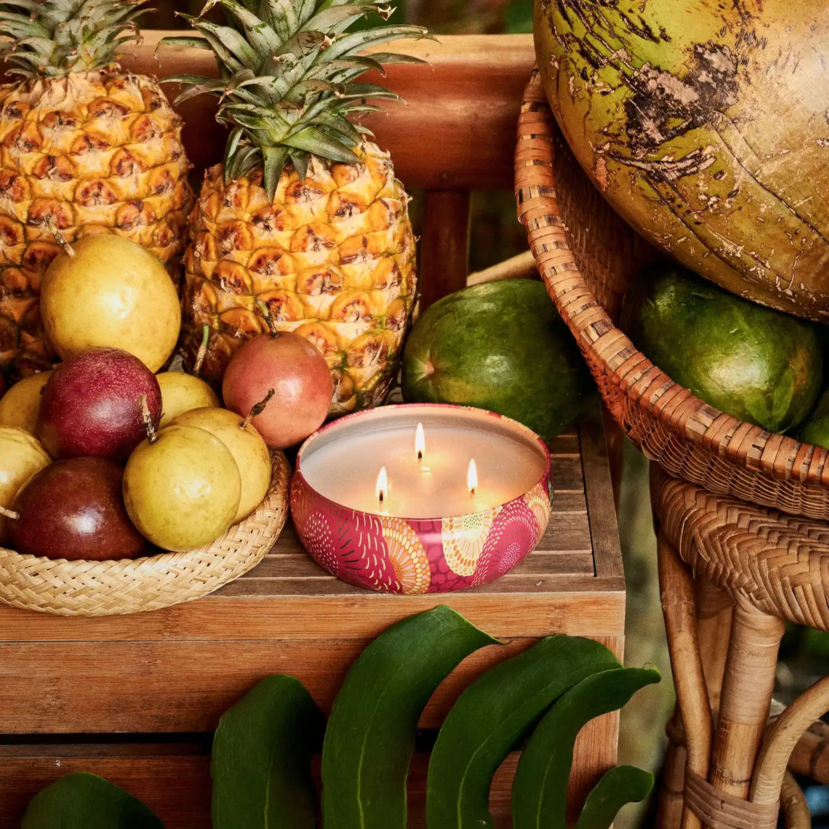 Nāpali Passion Fruit - 3 Wick Tin Candle