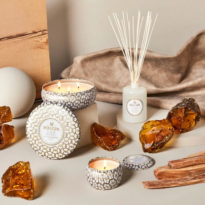 Suede Blanc - Mini Tin Candle