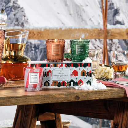 Holiday Village Candle Trio - Assorted Gift Set