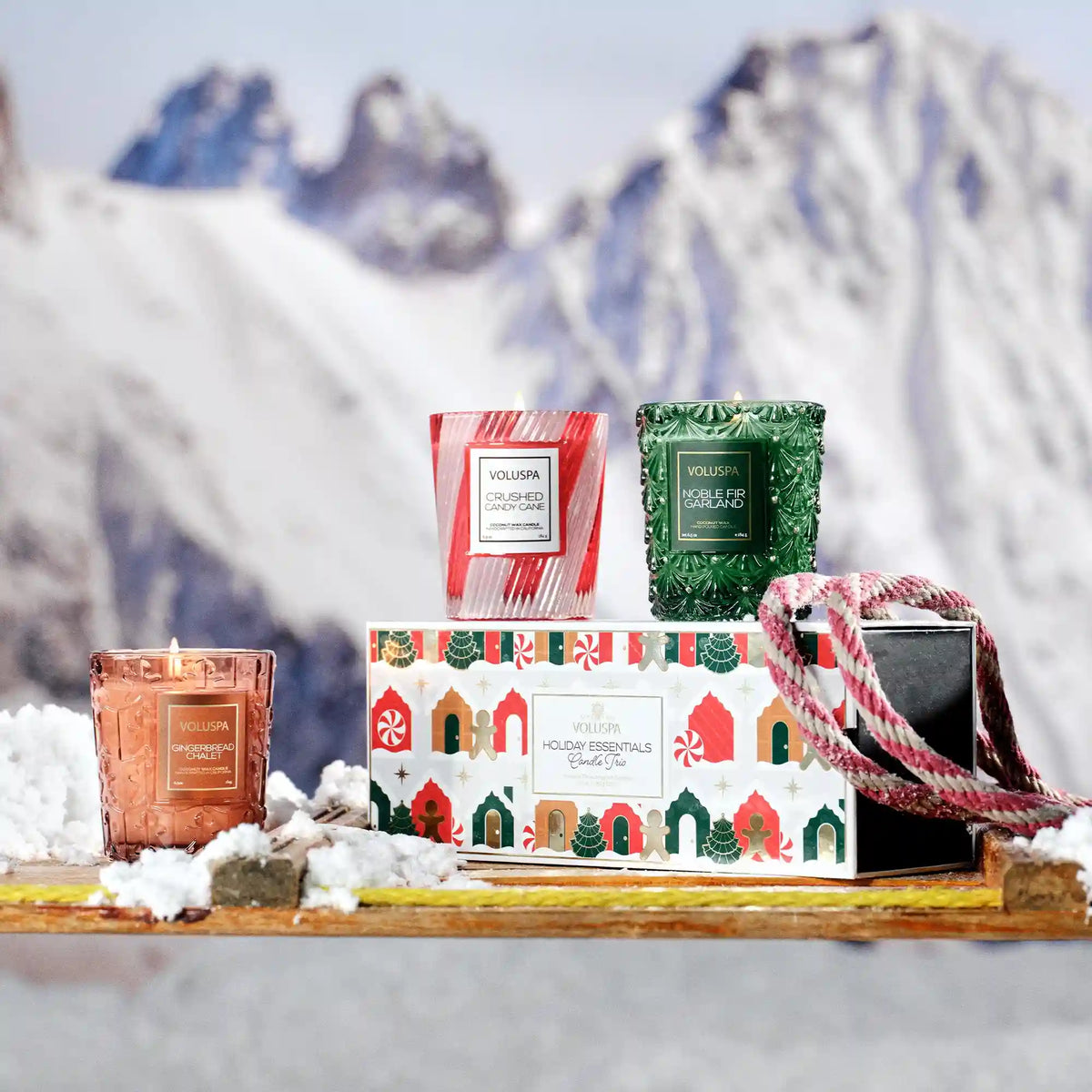 Holiday Village Candle Trio - Assorted Gift Set
